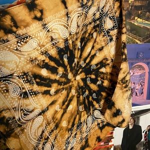 Custom Bleach Tie-Dyed Bandana